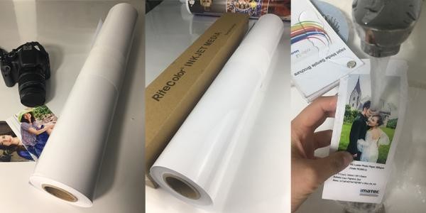 100% Waterproof Premium Inkjet Paper , 100gsm Matte Coated Inkjet Paper