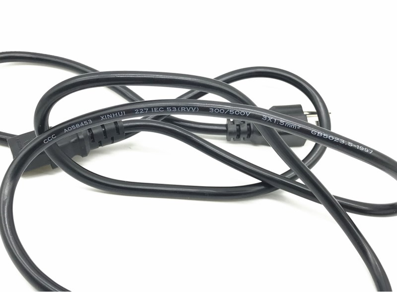 1500WATTS Computer Desktop Accessories PVC 18AWG US Plug Power Cord