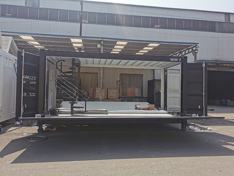 SPA-H Corten-A 20ft Electric Hydraulic Wing Flying Opening Dry Shipping Container Side Door with Side Open Design