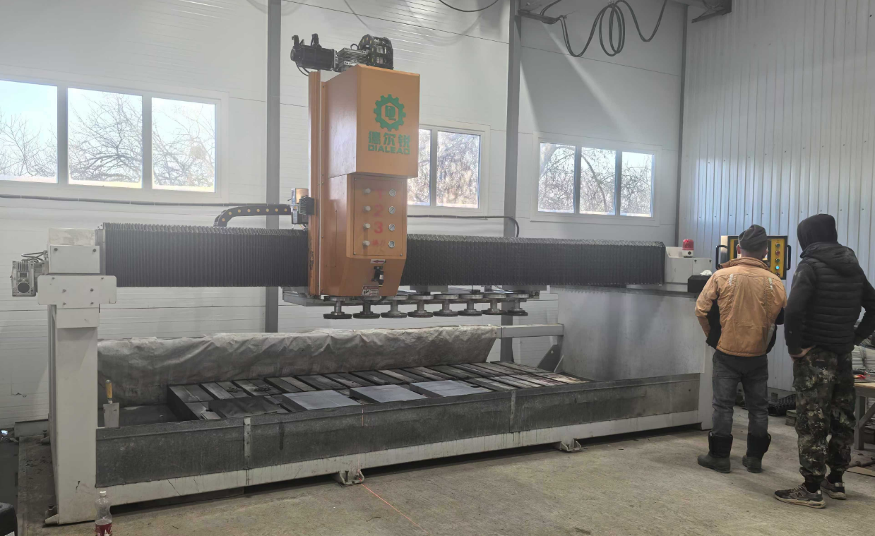 ATC Automatic Stone Polishing Machine Gantry Type for Granite Monument Grinding and Polishing