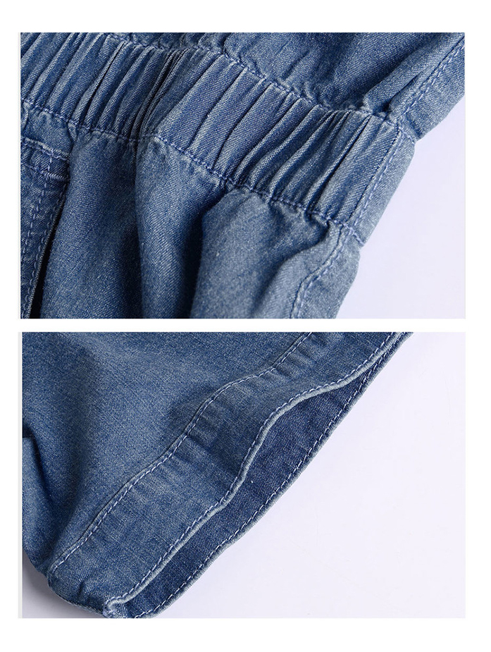 Women Summer Clothing 100 % Cotton Denim Dress