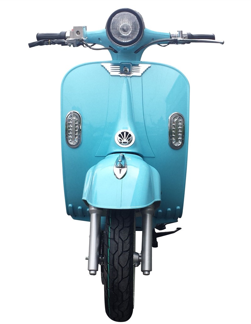 Steel Frame 2000W Adult Electric Motorcycle Scooter 45KM/h 60V Lithium Battery
