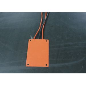 Customized Shapes Silicone Heating Pad , Silicone Pad Heater With Thermostat