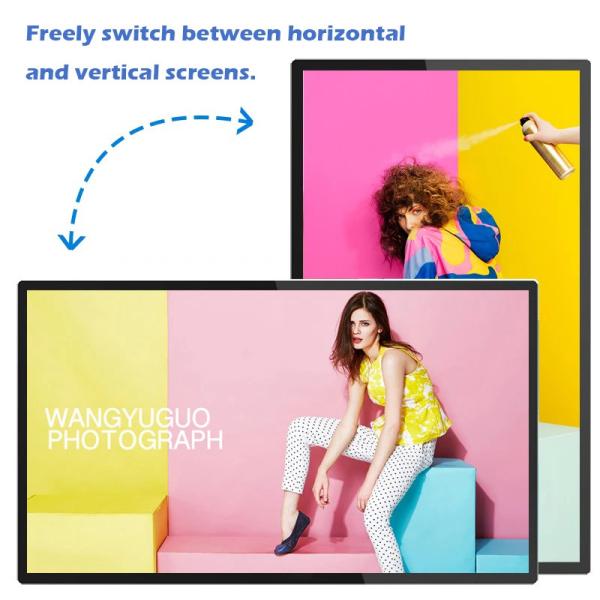 32 inch Wall Mounted Digital Signage 450nits Android System 1080P