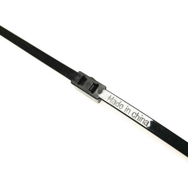 Customized 690mm Length Heavy Duty Nylon Cable Ties For Police Security