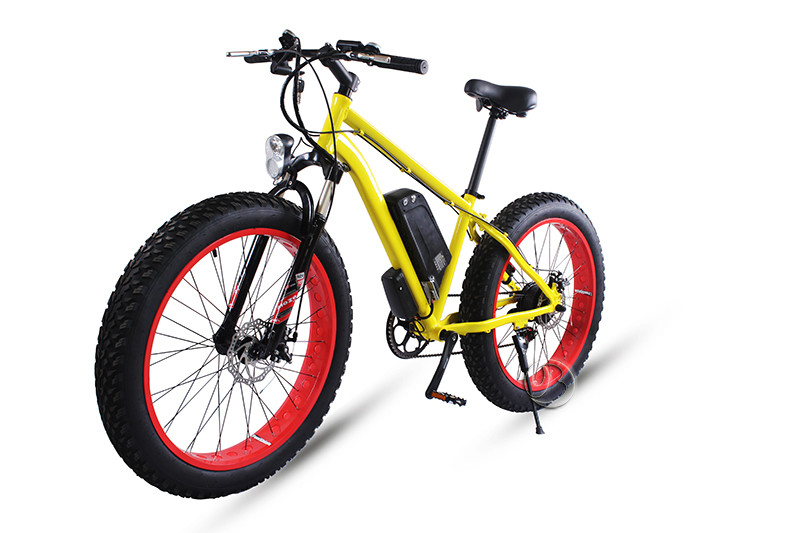 36 V 350w Powerful Electric Bike , Electric Snow Bicycle Smart Controller