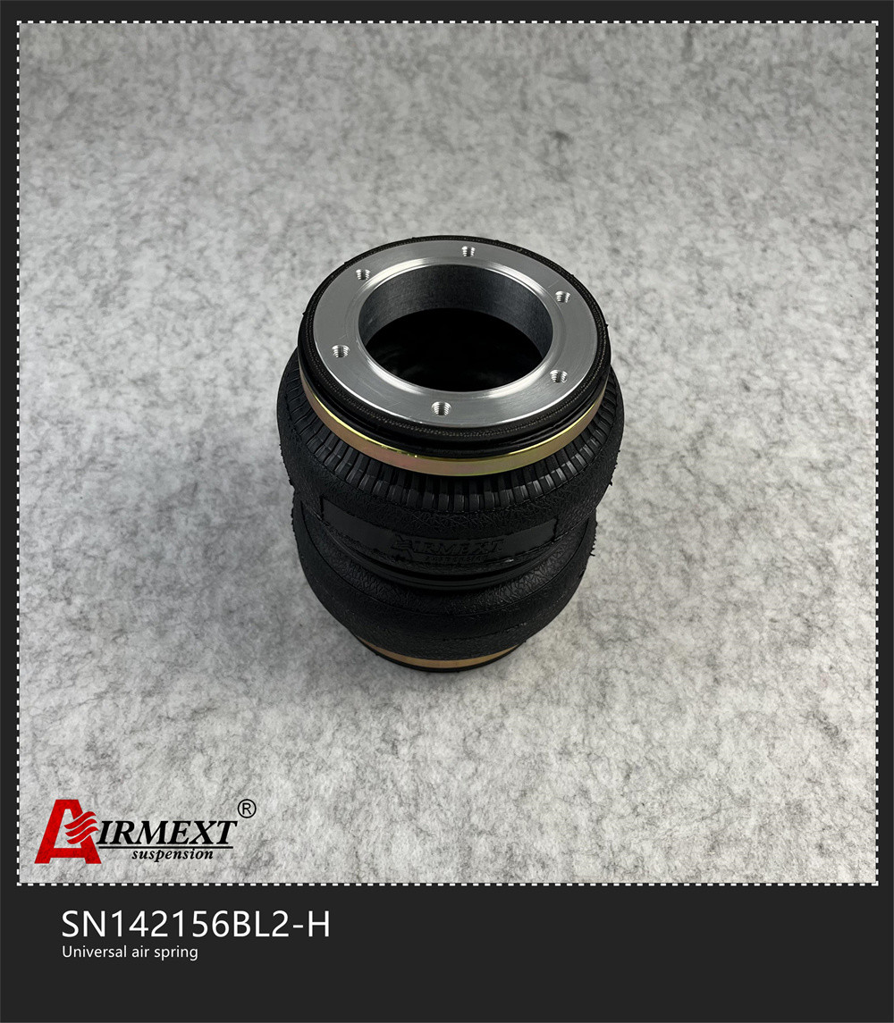 1/8 NPT Double Convoluted Bellows Air Suspension Spring SN142156BL2-H