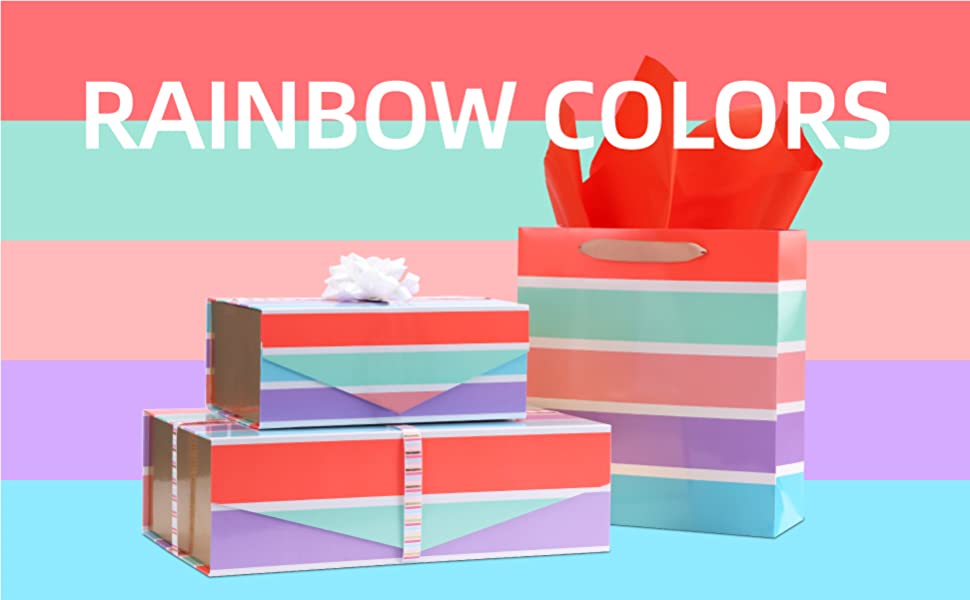 rainbow colors