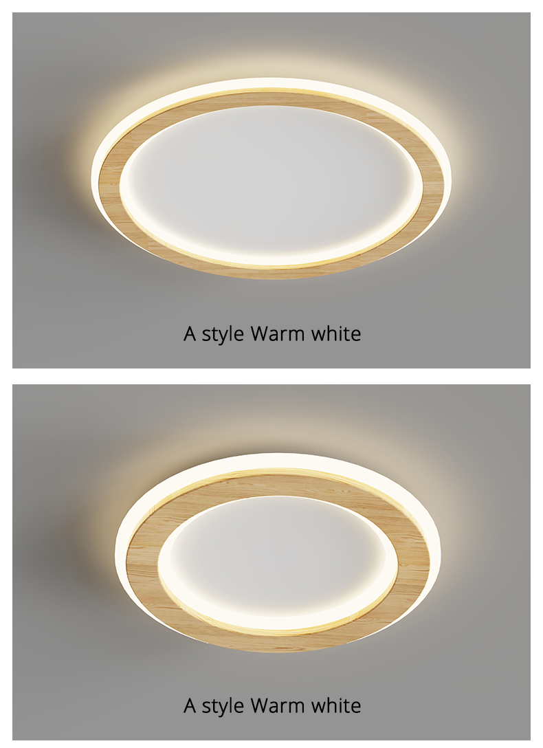 Modern Ceiling Lights Living Room Art dero Cloud round Wooden ceiling lights(WH-WA-50)