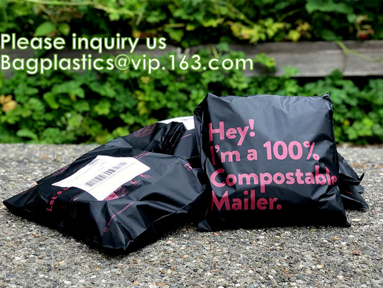 PLA Polylactide & PBAT Biodegradable Polymer, 100% Plant-Based, Compostable, Thank You Mailer Packaging Bag