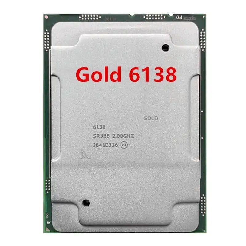 Customized Processor server CPU 6138 20Cores 3.7GHz 125W 14nm cpus 6138 processor cpu 125W