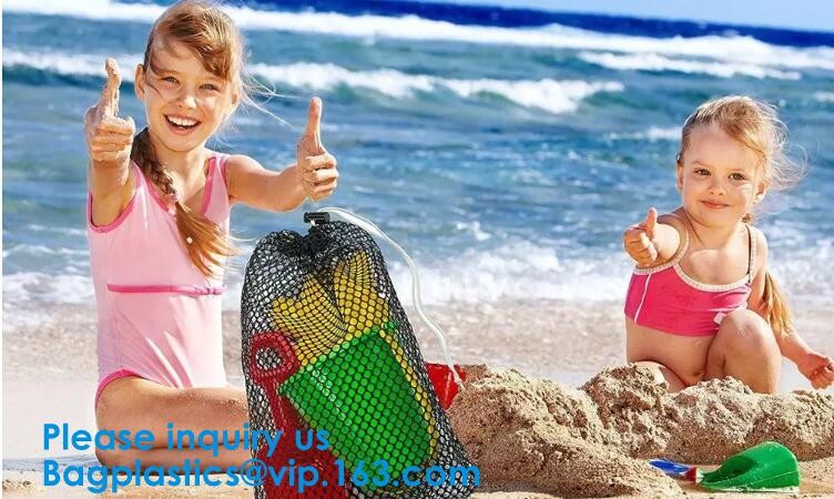 Promotion Small Polyester Mesh Drawstring Bag Customs Size and Logo printing Round Bottom Drawstring Mesh Bag For Sport,