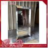 Buy cheap Stainless steel mirror salon furniture hairdresser wall mounted white modern from wholesalers