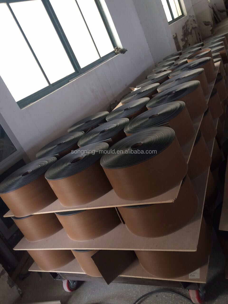 Fireproof Soft PVC Boat Deck Floor/Plastic Soft Decking with 50mm Width
