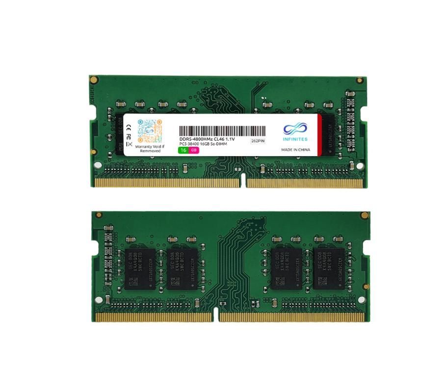DDR5l SODIMM Industrial Grade Embedded Memory Jedec Standards and Are Available in 8GB, 16GB, 24GB, 32GB and 48GB Capacities, as 5600mt/S. Overclocked Memory