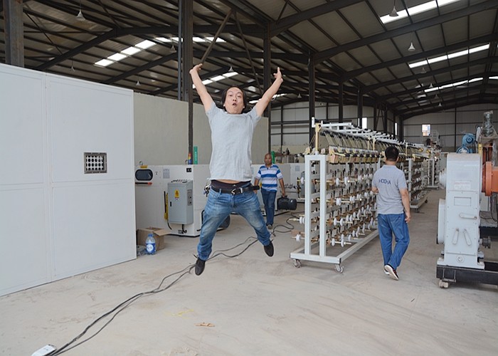Algeria High Speed Copper Wire Bunching Machine For 0.38-1.7mm , 15-25HP Power