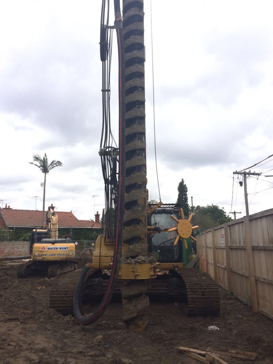 CFA Bored Piles Construction Anchoring Drilling Rig 34.3 Mpa Max Operating Pressure KR150M