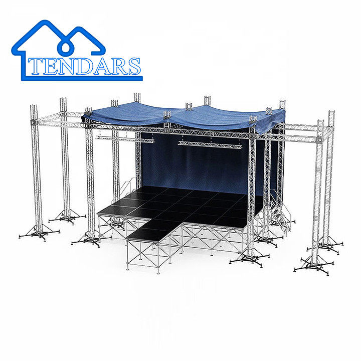 Custom Aluminum Stage Frame Spigot Truss Structure For Events;Concert; Party; Exhibition