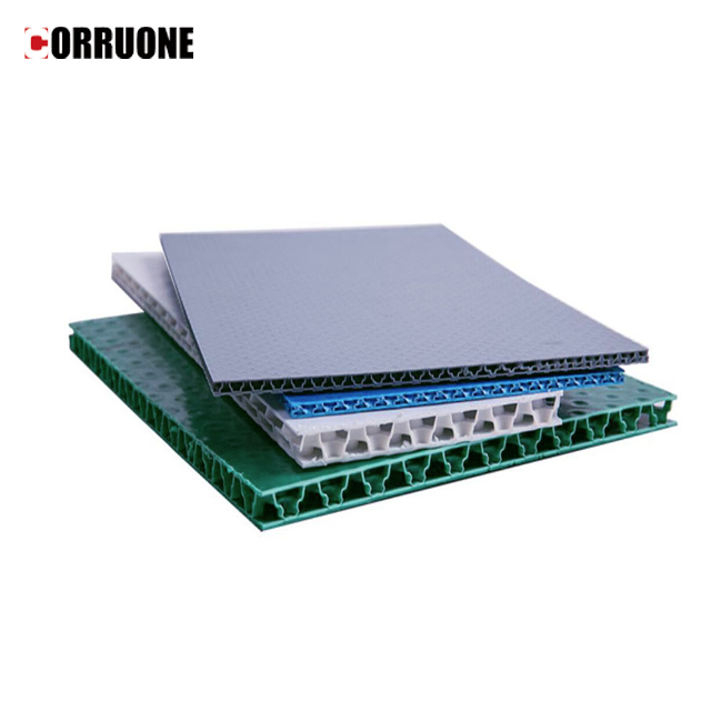 Bio PP Corrugated Sheet Recyclable Polypropylene Hollow Board