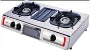 China Gas stove with BBQ grill on sale