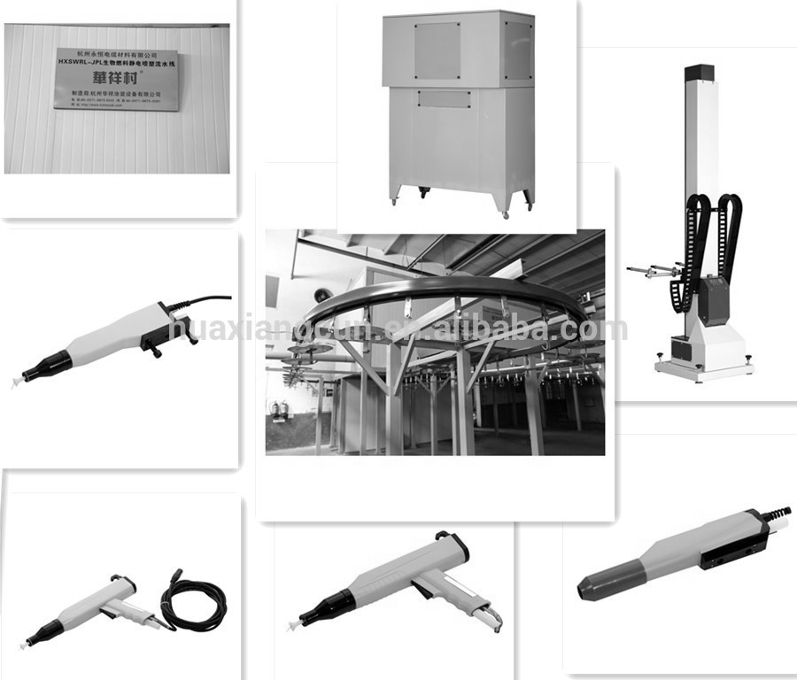 Furniture Electrostatic Powder Spray Gun Safe Electric Powder Coat Gun