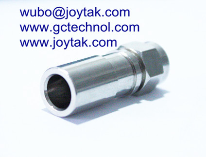 F Conn Compression Connector All Brass for RG59 Coax Cable connector to Brazil market