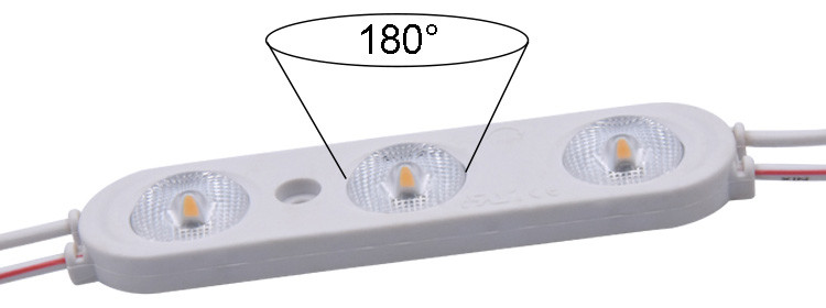 LED Module DC 12V 2.5W SMD 2835 IP67 3 LEDs 170 Degree Lens LED Modules