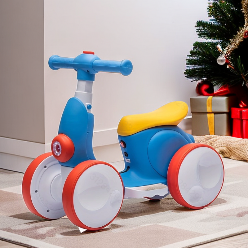 2023 Style Children's Ride On Electric Balance Bike Scooter Car for Kids PP Plastic