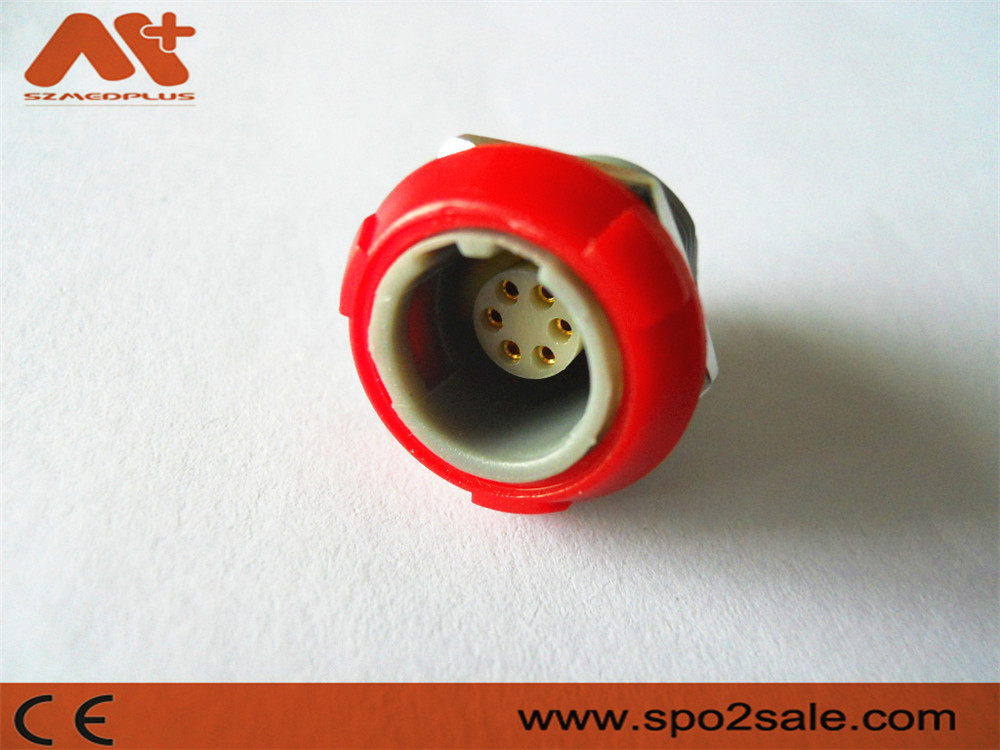 ABS Medical Connectors 6 Pin Plastic Socket G51MB7- P06LFD0-0020 1P Pull Push