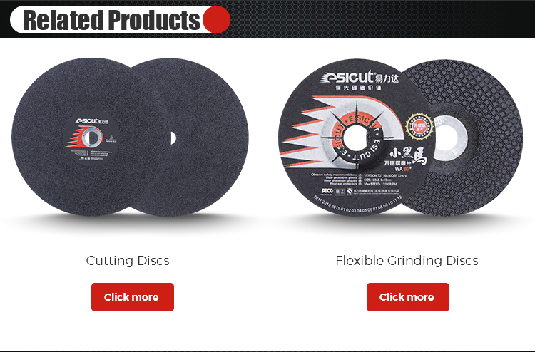 80m/S Carbide Aluminum Oxide Resin Grinding Wheels 7'' 5'' 4''