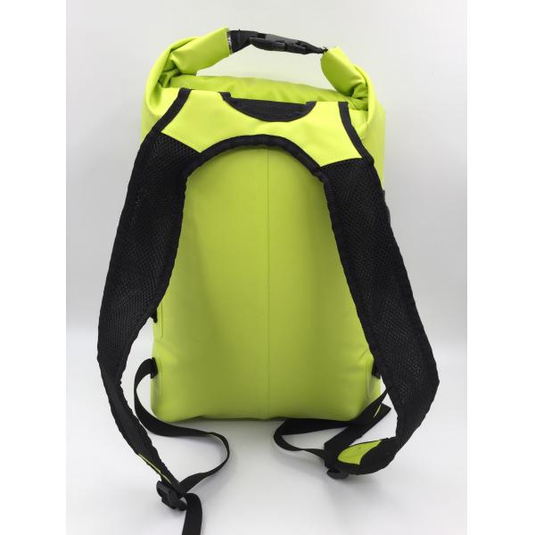 20L Yellow 500D PVC Outdoor Products Waterproof Backpack OEM / ODM Available