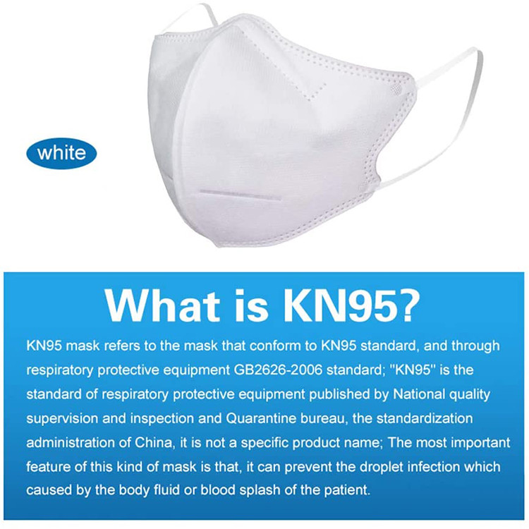 Safety KN95 Face Mask Personal Health KN95 Medical Mask Breathable