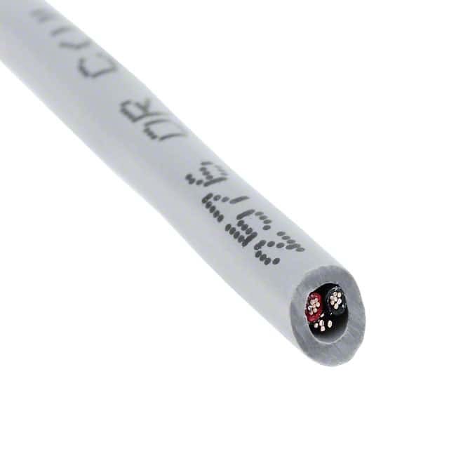 Alpha Wire Cable 2CON 22AWG SLATE SHLD 500'