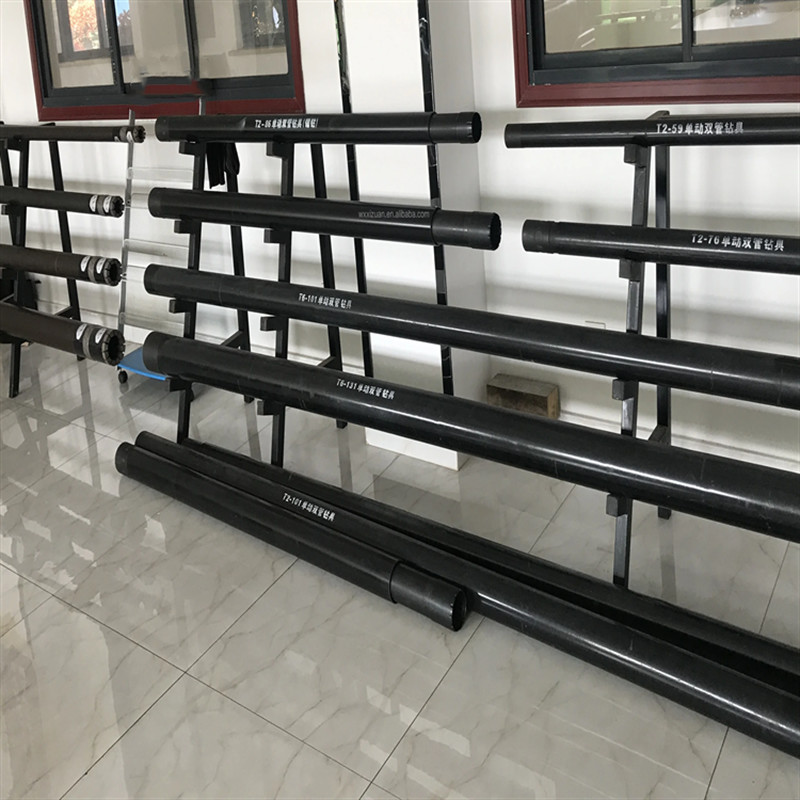 T6-76 T6-86 T6-101 T6-116 T6-131 High Quality Triple Tube Core Barrels with PVC Plastic Liner