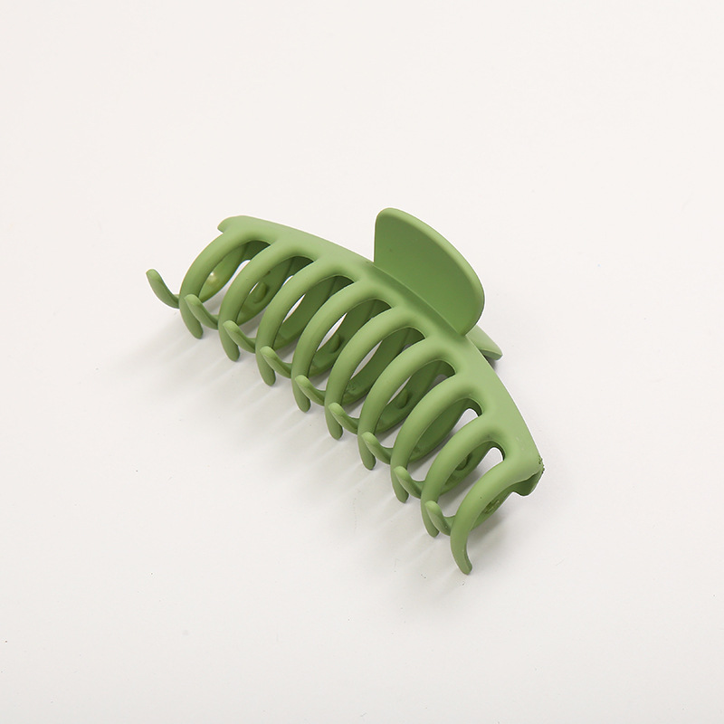 Black Matte Claw Hair Clips Korean Solid Hair Claws Large Ponytail Hair Claw 30g