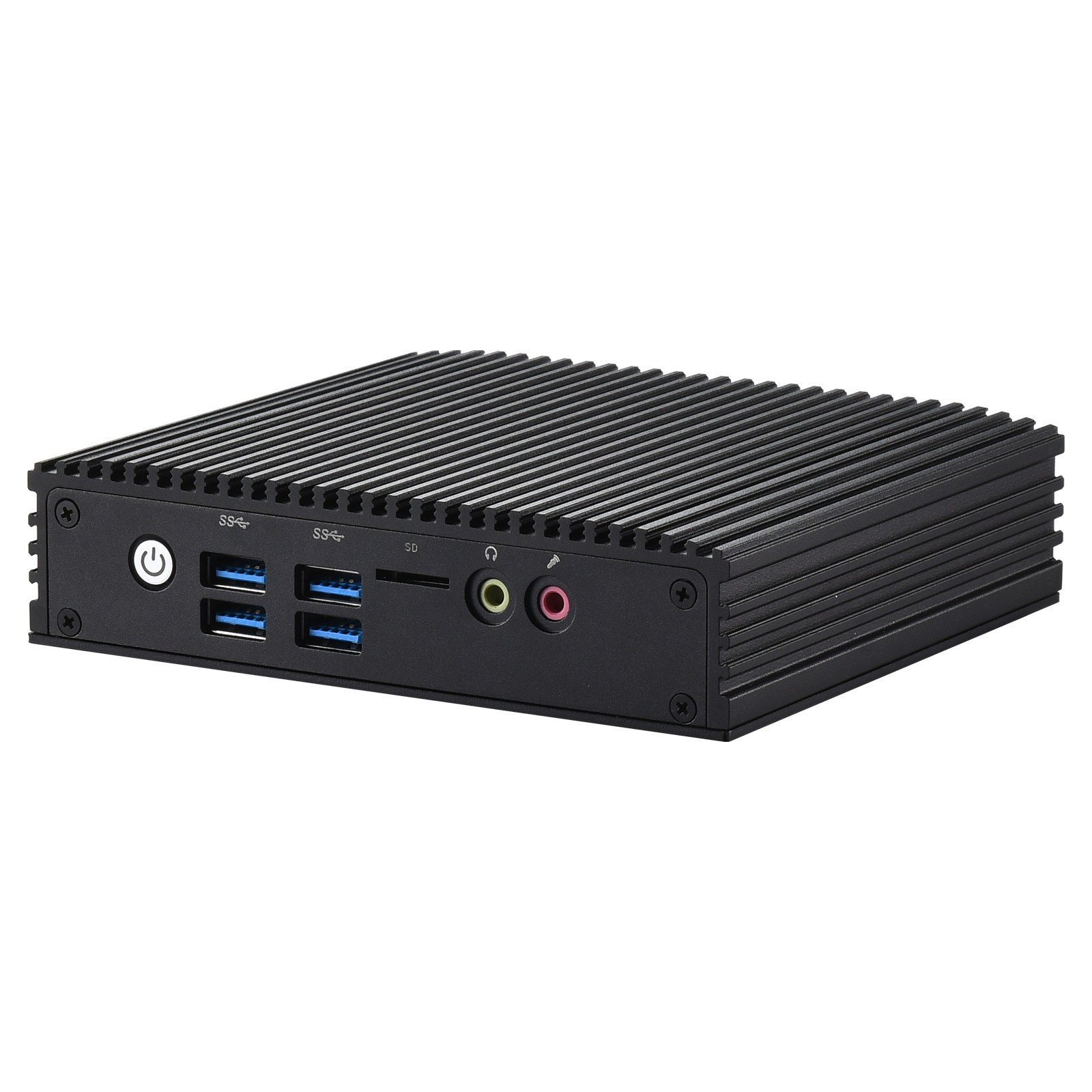 Dual Lan Embedded Industrial PC N5105/N100/N200 Fanless Mini Desktop Computer, WiFi 6