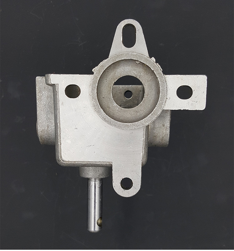 Electric industrial 450 fan part Aluminium motor gear box with motor shaft