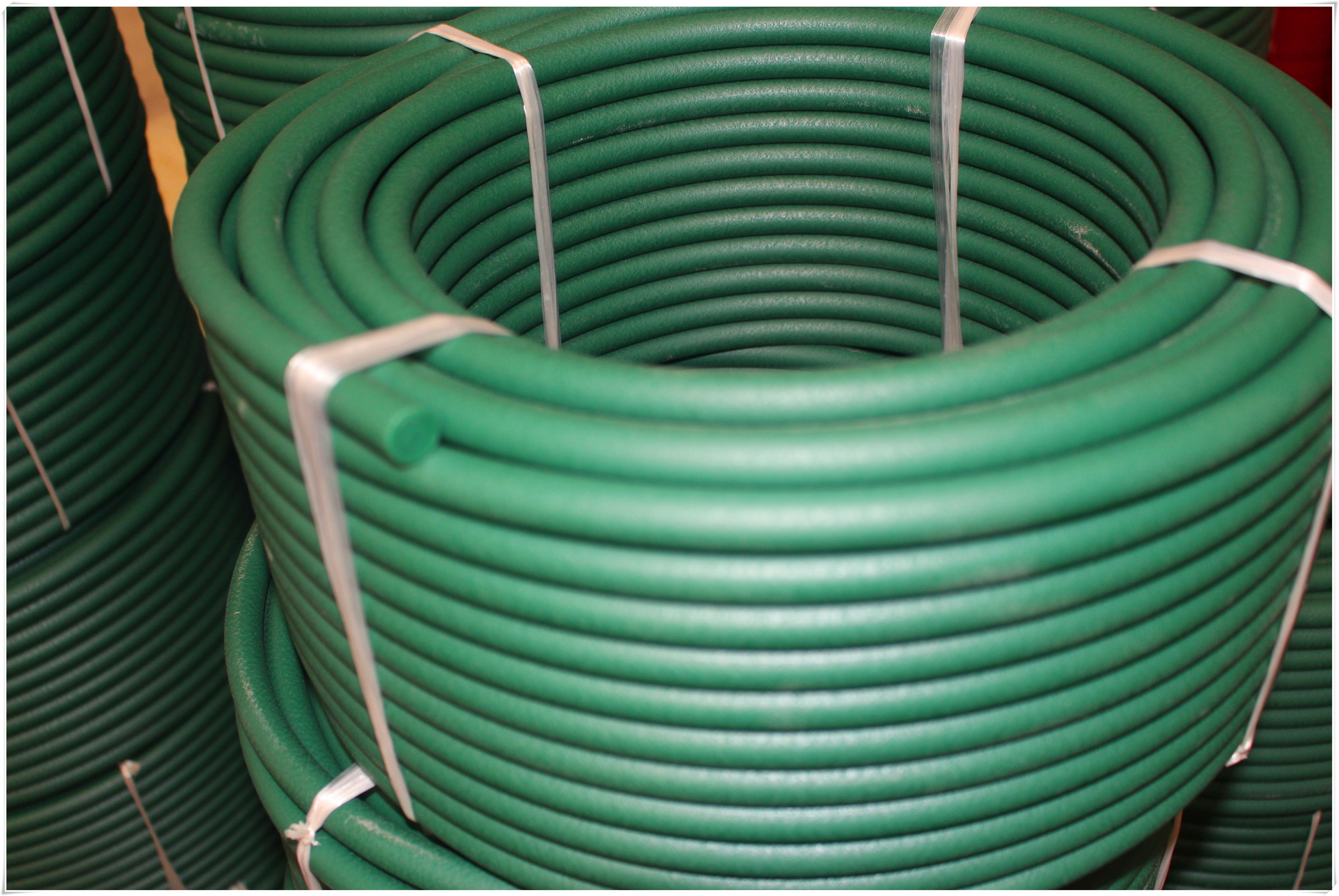 Green Rough Polyurethane Belt Sports Leisure Fitness Hauling Cable