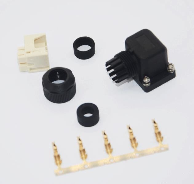 JT-02 04 09 Servo Motor Encoder And Power Connectors Crimp / Solder Inovace Equivalent 6pin 7pin