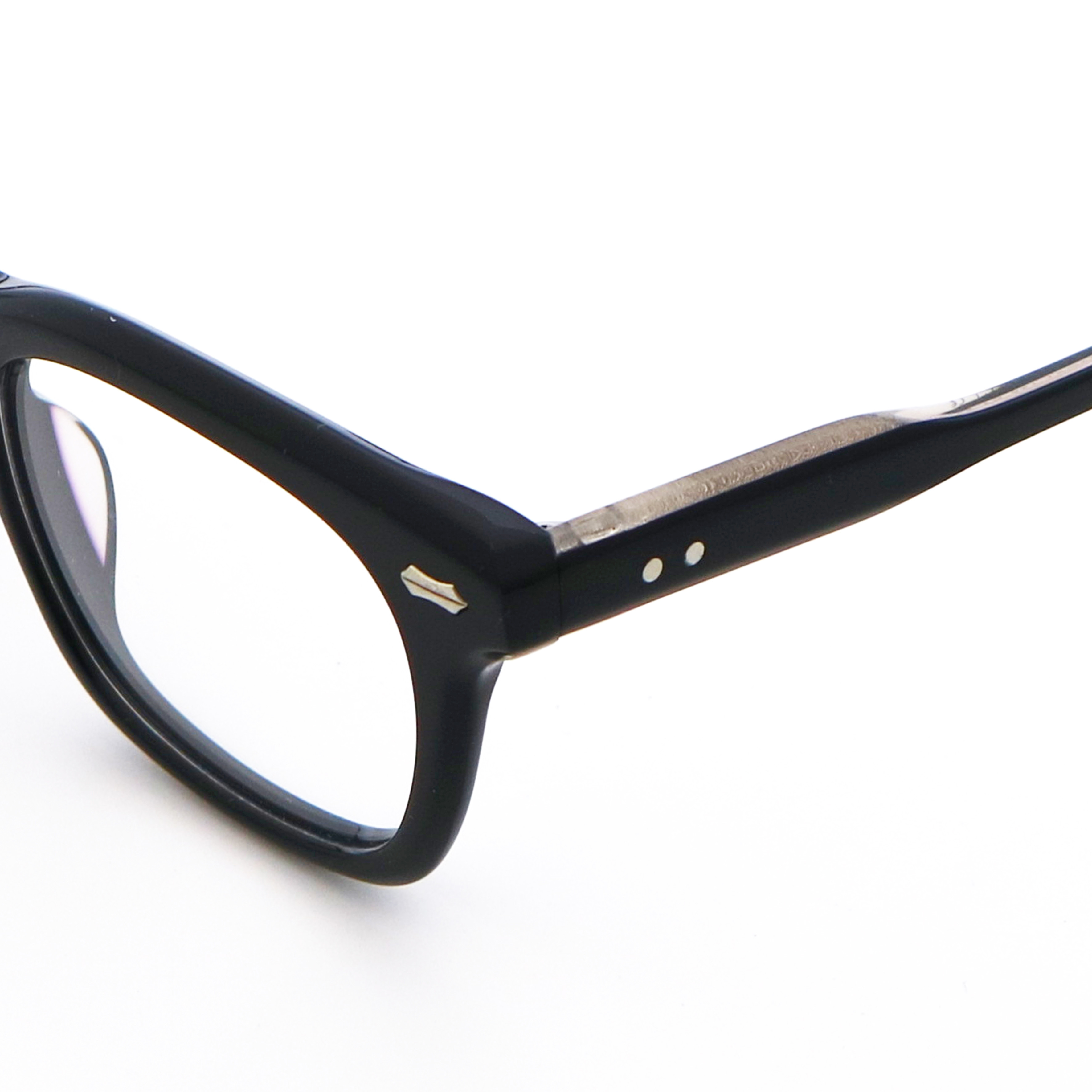 Square Acetate Rectangular Glasses Classic Retro Artisanal Personality Thick