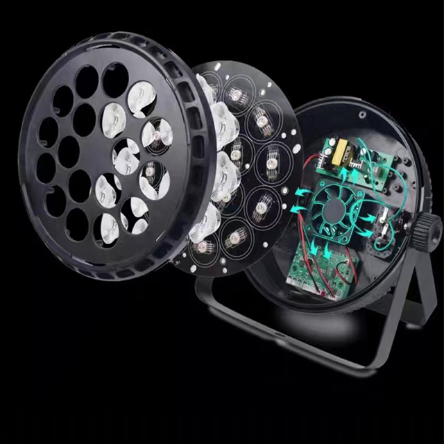 Aluminum Stage Par Light RGB Color Mixture IP65 Working Temperature -10 50C