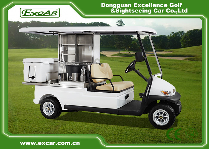 2 Seaters Electric Golf Carts , Steel Chassis Electric Golf Buggy