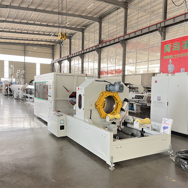 Super Cooling High Speed Multi Layer HDPE / PE Pipe Extrusion Line For Water Fuel Gas Supply Tube