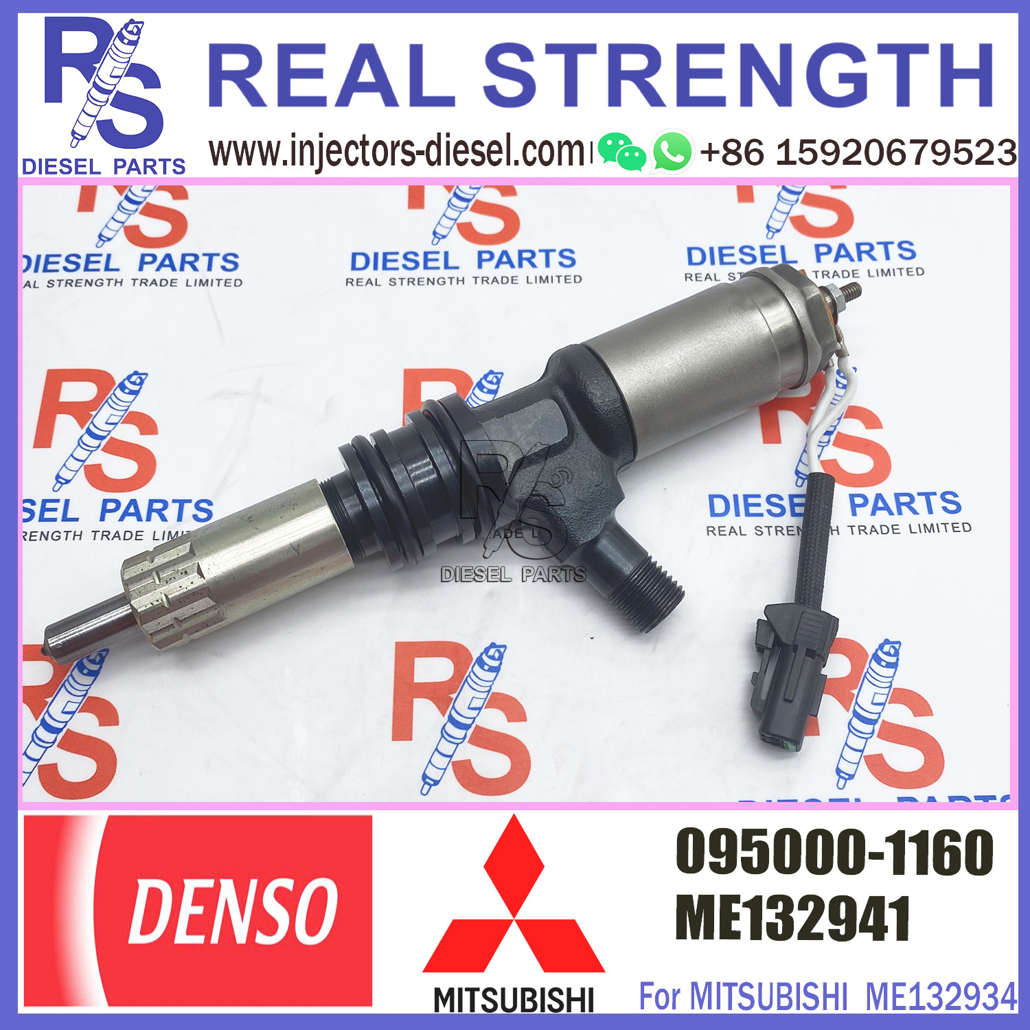 Common Rail Fuel Injector 095000-1160 095000-1161 ME132941 ME302574 For MITSUBI-SHI