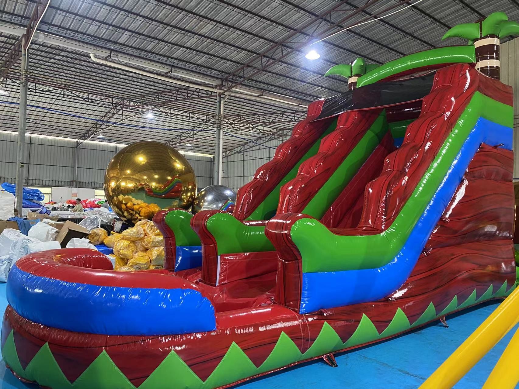 Waterslide With Pool Inflatable Water Slide For Kids Bounce House Jumper Bouncy Castle Commercial Adult Large Bouncer