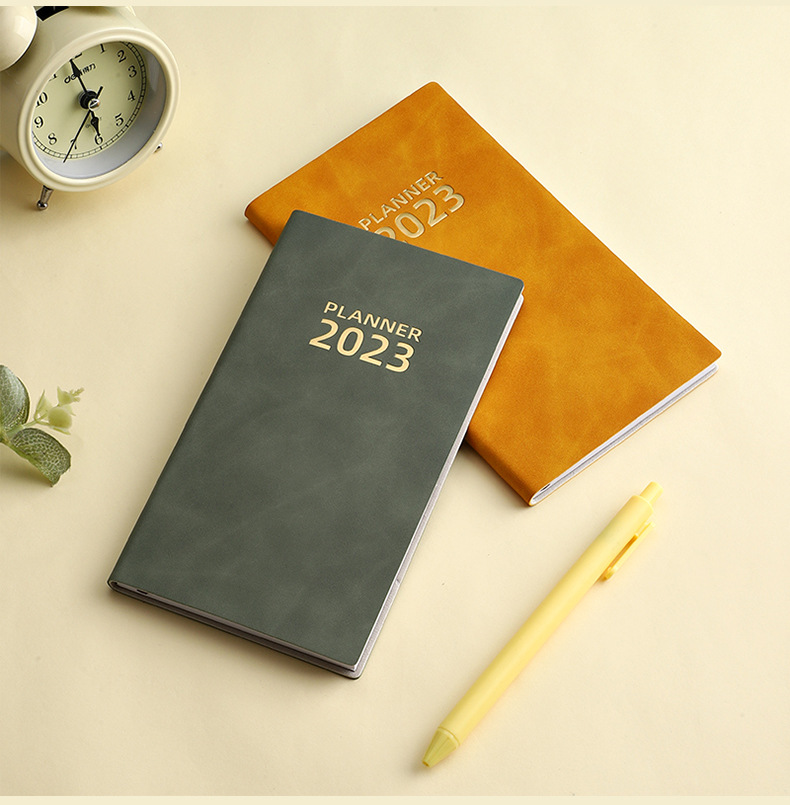 Leather Cover Notebook for Promotion Saddle Stitching Binding Journal Stationary