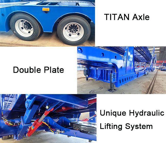 TITAN Open 2 Axle Car Hauler Trailer for Sale