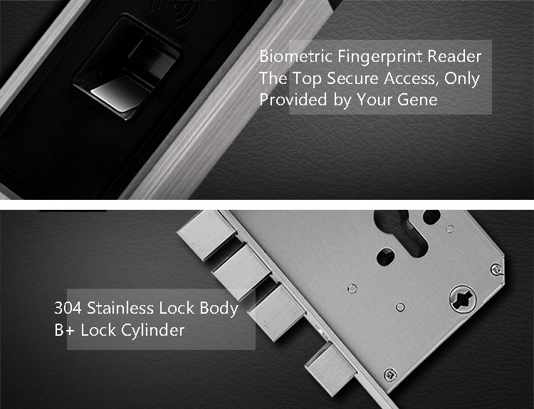 Simple Operation Biometric Gate Lock , Fingerprint Door Entry USB Interface