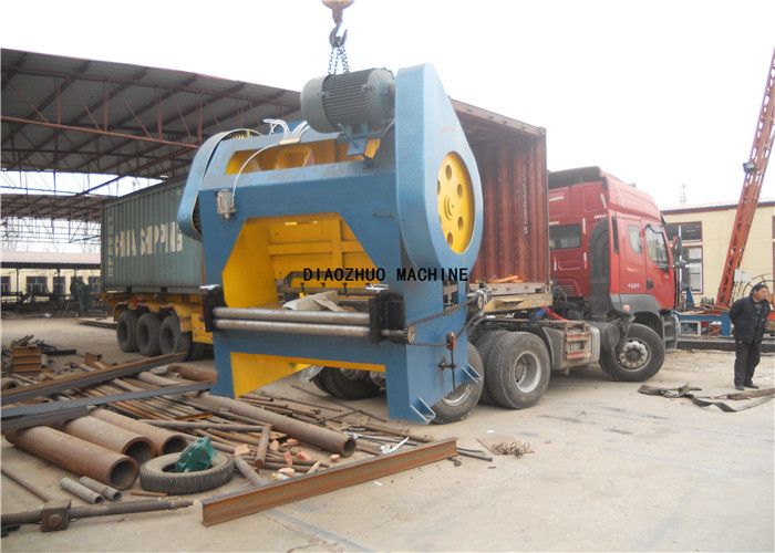 H Type Blue Color Perforated Metal Mesh Machine High Speed Hole Pounching