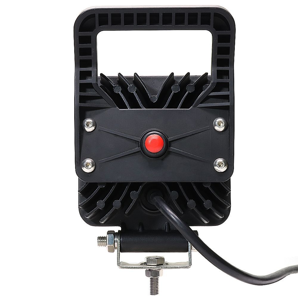 27W Square Tractor Spot/Flood Light Headlight LED Work Light with Switch
